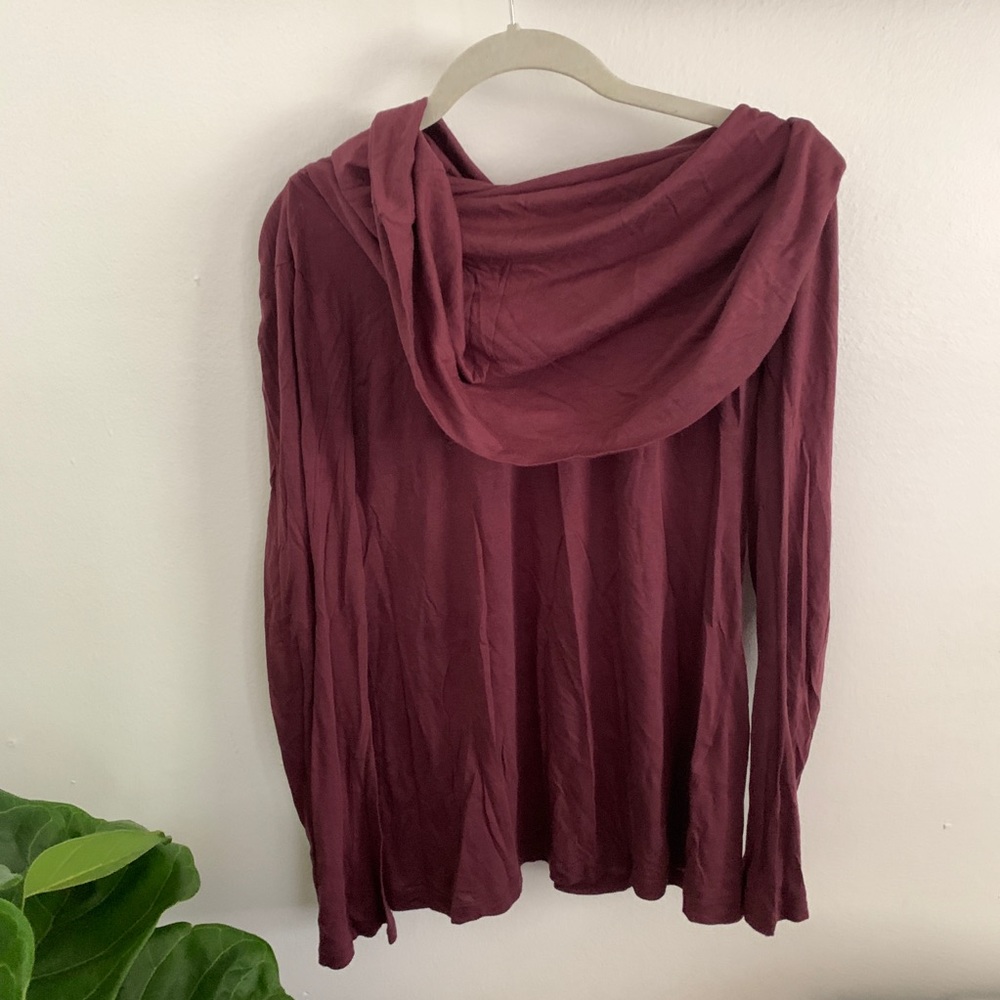 Rebecca Beeson Burgundy Long Sleeve
